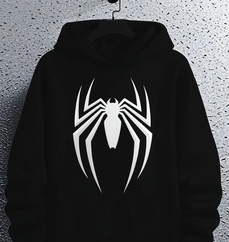 hoodie spider man logo