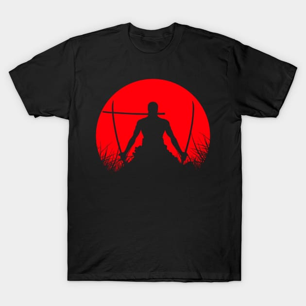t-shirt zoro red