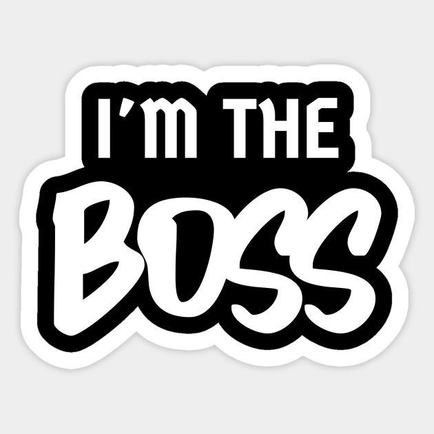 5 حبات ستيكر خاص iam the boss